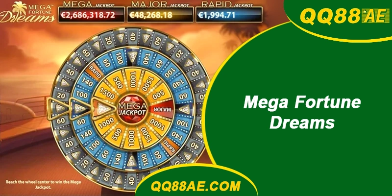 Mega Fortune Dreams QQ88 với RTP 96.4%