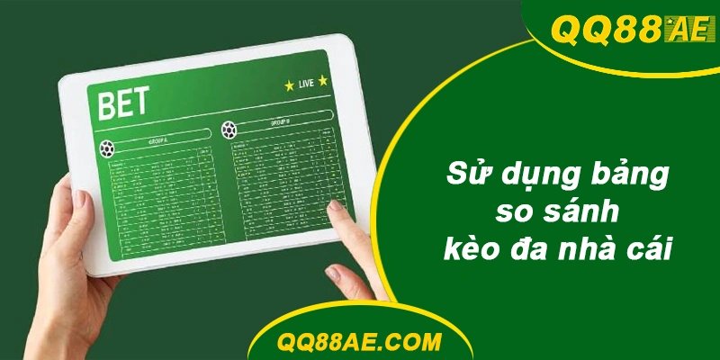 Sử dụng bảng so sánh kèo đa nhà cái QQ88