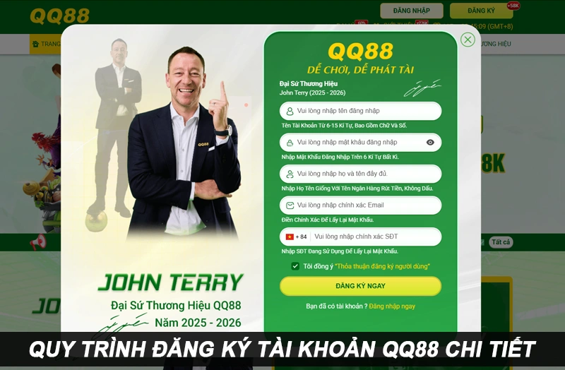 Đăng Ký QQ88 Trong 60 Giây: Kích Hoạt 2FA & Nhận Ngay Vốn Khởi Đầu 9 Quy Trình Đăng Ký Tài Khoản QQ88 Chi Tiết